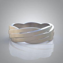 diamante anillo 0214 3d imprimible modelo Boda platino joyería oro joya brillante lujo anillos colgante pendiente colgantes arete pulsera collar 3d print model - Mito3D