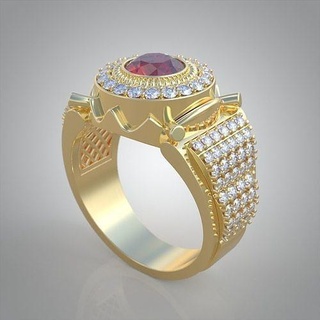 diamante squillare 0223 3d stampabile modello pendente ciondoli lusso anelli orecchino braccialetto collana nozze gioielleria gioiello oro platino argento orecchini Catene braccialetti 3d print model - Mito3D