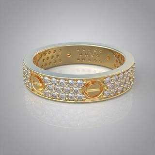 diamante squillare 0226 3d stampabile modello pendente orecchino braccialetto collana nozze gioielleria gioiello oro argento orecchini ciondoli lusso anelli platino Catene braccialetti 3d print model - Mito3D