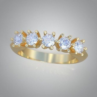 Diamant Ring 0236 3d druckbar model6 Anhänger Ohrring Armband Halskette Hochzeit Schmuck Juwel Gold Platin Silber Ohrringe Ketten Armreifen Ringe 3d print model - Mito3D