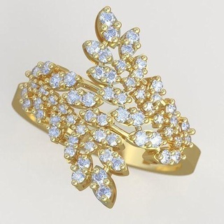 elmas yüzük 0255 3d yazdırılabilir model 13 mücevher takı kolye lüks yüzükler küpe bilezik düğün platin gümüş zincirler bilezikler 3d print model - Mito3D