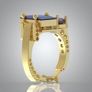 diamante anel 0261 3d imprimível modelo 11 jóias joalheria jóia pingente pingentes luxo argolas brinco brincos pulseira colar Casamento ouro platina prata pulseiras 3d print model - Mito3D
