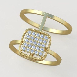 elmas yüzük 0264 3d yazdırılabilir model 12 mücevher takı kolye lüks yüzükler küpe bilezik düğün platin gümüş zincirler bilezikler 3d print model - Mito3D