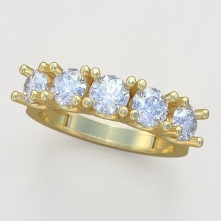 elmas yüzük 0291 3d yazdırılabilir model mücevher takı kolye küpe bilezik düğün altın platin gümüş zincirler bilezikler yüzükler 3d print model - Mito3D