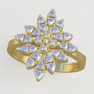 elmas yüzük 0295 3d yazdırılabilir model 8 mücevher takı kolye lüks yüzükler küpe bilezik düğün altın gümüş zincirler bilezikler 3d print model - Mito3D