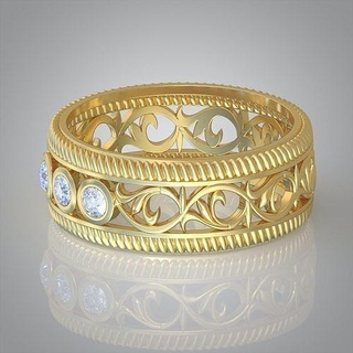diamante anel 0439 3d imprimível model10 jóias joalheria jóia pingente pingentes luxo argolas brinco brincos pulseira colar Casamento ouro platina prata pulseiras 3d print model - Mito3D
