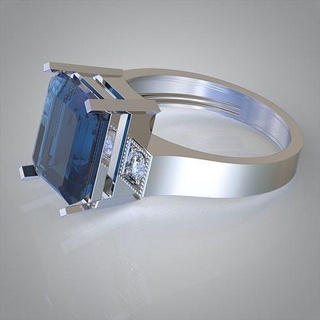 diamante anillo 0513 3d imprimible modelo joyería joya colgante pendiente colgantes lujo anillos arete pendientes pulsera collar Boda oro platino plata cadenas brazaletes 3d print model - Mito3D