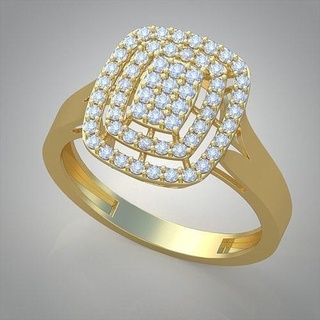 diamante anillo 0600 3d imprimible model12 joyería joya colgante pendiente colgantes lujo anillos arete pendientes pulsera collar Boda oro platino plata brazaletes 3d print model - Mito3D