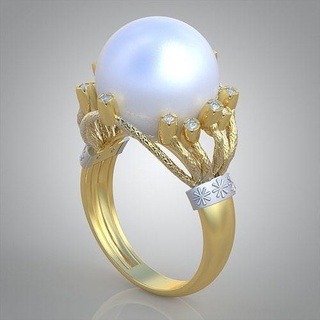 diamond ring 0603-2 3d printable model 11 jewellery jewelry jewel jewelery pendant pendants luxury rings earring earrings bracelet necklace wedding gold platinum silver bangles 3d print model - Mito3D