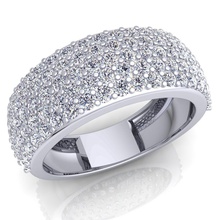 Diamant Ring 07 Juwel Hochzeit Engagement Schmuck druckbar Silber Gold engagem Mode Sterling brillant 3d print model - Mito3D