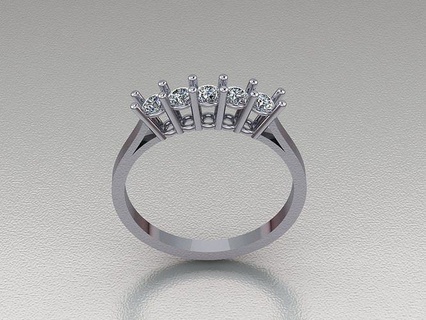 Diamant Ring 119 Ringe Schmuck Gold Silber Juwel Hochzeit Engagement Mode engagem Schönheit Rubin Saphir Nashorn Smaragd 3d print model - Mito3D