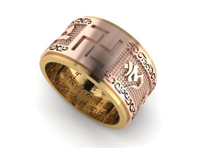anel de diamante 1 jóias riqueza isolado realização anéis 3D print model - Mito3D