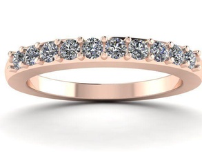 diamante anillo 152 oro joyería joya plata imprimible Boda compromiso blanco libra esterlina platino collar brillante Moda 3d print model - Mito3D