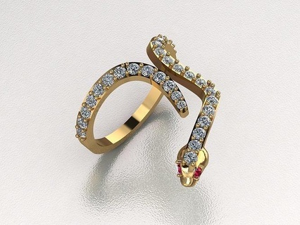 diamant bague 154 anneaux or bijoux argent bijou mariage mode engagem engagement beauté solitaire saphir rubis gemme 3d print model - Mito3D