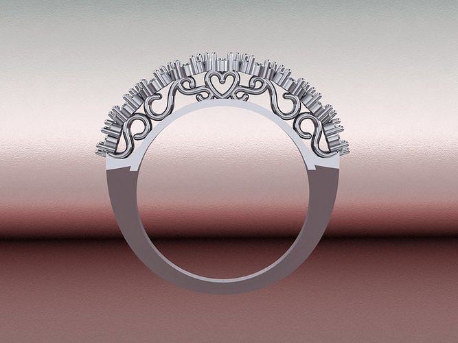 diamante anel 190 joalheria prata ouro jóia jóias gema Casamento argolas moda engagem brilhante noivado beleza safira diamantado rubi 3D print model - Mito3D