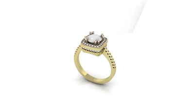 diamond ring 2018 3d -10 jewelry diamondring jewellry widding gold 14k 18k rings 3d print model - Mito3D