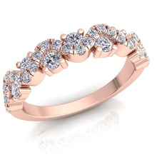 anillo de diamante la modelo 3d impresión joyería joya boda compromiso imprimible el plata oro sterling engagem moda blanco y belleza collar cad 3d print model - Mito3D