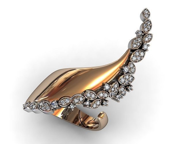 diamante squillare 3d Stampa modello rinoceronte gioielleria oro stampabile argento gioiello gemma anelli matrice stereoliteografia design moda bellezza donne 3D print model - Mito3D