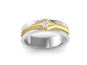 diamond ring 63 women jewelry fashion accessories gold man men design rings 3d print model - Mito3D