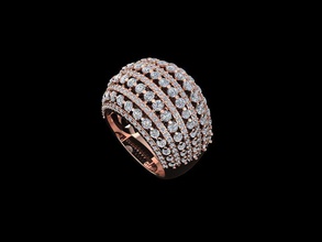 Diamant-ring-cabochon Schmuck gold bedruckbar ist kostbar Silber Juwel genial Diamant-ring Mode-Schönheit diamond ring Ringe 3d print model - Mito3D