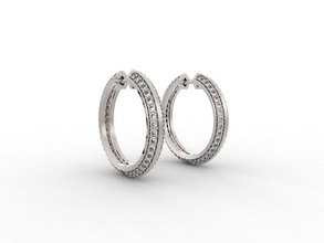diamante anillo arete joyería joya anillos pendientes precioso imprimible brillante oro plata Moda belleza diseño impresión 3d print model - Mito3D