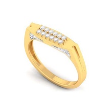 l'anneau de diamant dames d'argent imprimable le prototypage bijoux les anneaux la mode joyau or mariage précieux beauté engagem gents messieurs bague fiançailles anneau en 3d print model - Mito3D