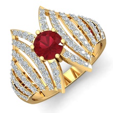 l'anneau de diamant dames bijoux d'argent imprimable le prototypage les anneaux l'engagement la mode joyau or mariage précieux beauté engagem bague fiançailles anneau 3d print model - Mito3D