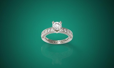 elmas yüzük nnjw takı mücevher gem nişan platin bayanlar brillante parlak taş leuchtend diamante lapis kırılma Safir altın Sole 3d print model - Mito3D