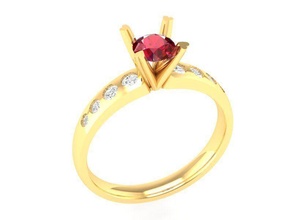 diamante anillo women464 joyería joya Moda accesorios oro hombre hombres mujer unisexo diseño Feng Shui anillos 3d print model - Mito3D