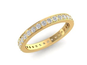 diamante anel mulheres 1503 joalheria moda acessórios ouro mulher projeto argolas 3d print model - Mito3D