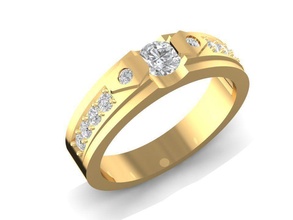 diamond ring women 1698 jewelry fashion accessories gold man men woman unisex design fengshui rings 3d print model - Mito3D