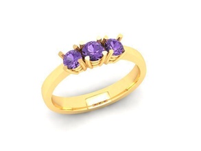 diamant ring frauen 460 schmuck mode zubehör gold frau design feng shui ringe 3d print model - Mito3D