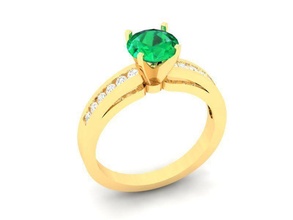 diamante anillo mujer 469 joyería joya Moda accesorios oro hombre hombres unisexo diseño Feng Shui anillos 3d print model - Mito3D