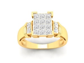 diamond ring women 470 jewelry fashion accessories gold man men woman unisex design fengshui wedding rings 3d print model - Mito3D