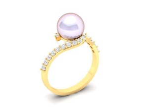 diamante squillare donne 516 gioielleria moda Accessori oro uomo uomini donna unisex design feng shui anelli 3d print model - Mito3D