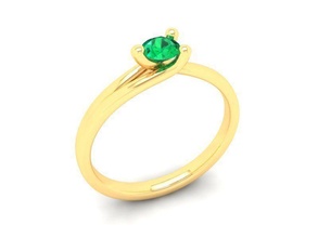 Diamant Ring Frauen 525 Schmuck Mode Zubehör Gold Männer Frau unisex Design Feng Shui Ringe 3d print model - Mito3D