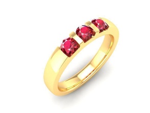 diamante anillo mujer 527 joyería joya Moda accesorios oro hombre hombres unisexo diseño Feng Shui anillos 3d print model - Mito3D