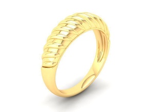diamond ring women 537 jewelry fashion accessories gold man men woman unisex design fengshui rings 3d print model - Mito3D