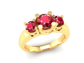 Diamant Ring Frauen 552 Schmuck Mode Zubehör Gold Männer Frau unisex Design Feng Shui Hochzeit Ringe 3d print model - Mito3D