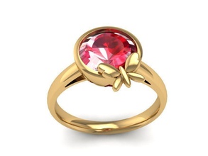 diamond ring women 58 jewelry fashion accessories gold man men woman unisex design rings 3d print model - Mito3D