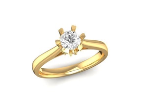 diamante anillo mujer 82 joyería joya Moda accesorios oro hombre hombres unisexo diseño anillos 3d print model - Mito3D