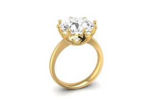 diamante anel mulheres 83 joalheria moda acessórios ouro mulher projeto argolas 3d print model - Mito3D