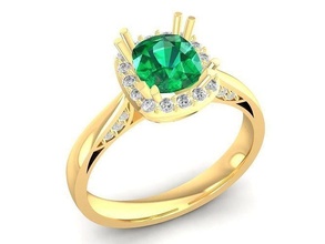 diamante anillo mujer 868 joyería joya Moda accesorios oro diseño Feng Shui anillos 3d print model - Mito3D