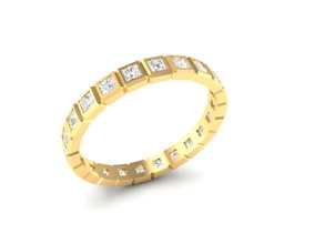 diamante anillo mujer 96 joyería joya Moda accesorios oro hombre hombres unisexo diseño anillos 3d print model - Mito3D
