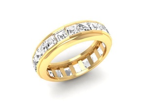 diamante anillo mujer 97 joyería joya Moda accesorios oro hombre hombres unisexo diseño anillos 3d print model - Mito3D
