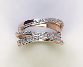 diamond ring women love jewelry silver jewel gold jewellery printable engagement brilliant fashion sterling white gem wedding black apparel diamant rings 3d print model - Mito3D