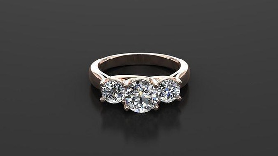 diamante anillo mujer wm 4 joyería joya compromiso Boda anillos mano diamantes pulsera hecha canalla joyeria collares diseñadora joyas diseño 3d print model - Mito3D