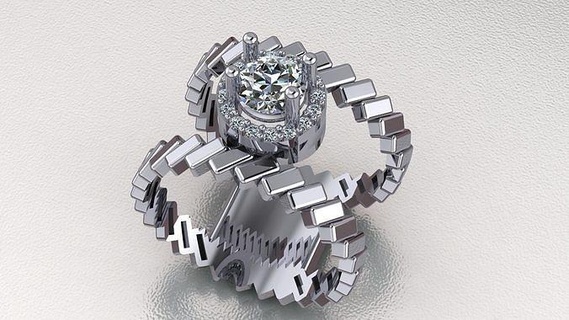 diamante argolas 85 joalheria ouro prata jóias Casamento jóia gema noivado moda anel brilhante beleza safira rubi diamantado pingente colar 3d print model - Mito3D