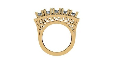diamond rings 93 jewelry gold silver jewellery wedding jewel gem engagement brilliant ring engagem fashion beauty diamant sapphire ruby bangle 3d print model - Mito3D