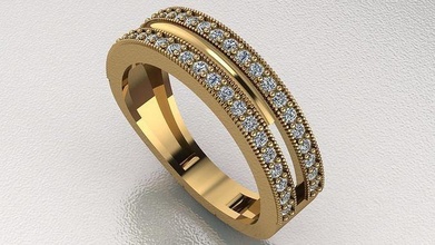 diamond rings 94 jewelry gold silver jewellery jewel wedding gem engagement fashion ring engagem beauty pendant necklace rhino sapphire diamant 3d print model - Mito3D